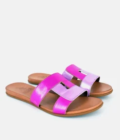 Mustang Pretty Lilac/Pink Slip On Sandals