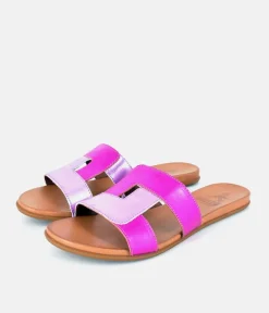 Mustang Pretty Lilac/Pink Slip On Sandals