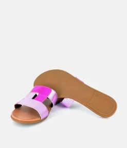 Mustang Pretty Lilac/Pink Slip On Sandals