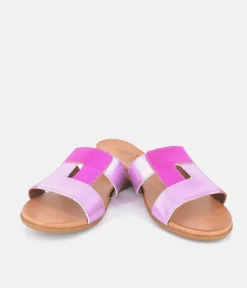 Mustang Pretty Lilac/Pink Slip On Sandals