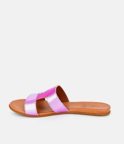 Mustang Pretty Lilac/Pink Slip On Sandals