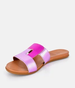 Mustang Pretty Lilac/Pink Slip On Sandals