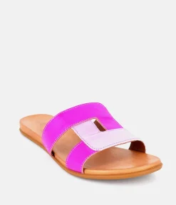 Mustang Pretty Lilac/Pink Slip On Sandals