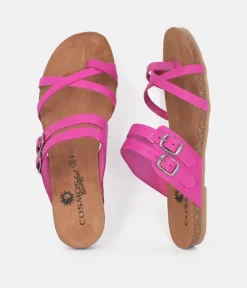 Mustang Pretty Pink Strappy Sandals