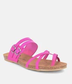 Mustang Pretty Pink Strappy Sandals