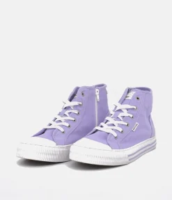 Mustang Pretty Purple Hi-Top Trainers