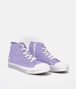 Mustang Pretty Purple Hi-Top Trainers