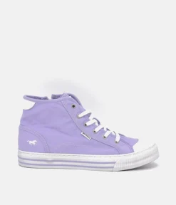 Mustang Pretty Purple Hi-Top Trainers