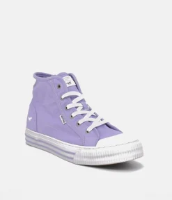 Mustang Pretty Purple Hi-Top Trainers