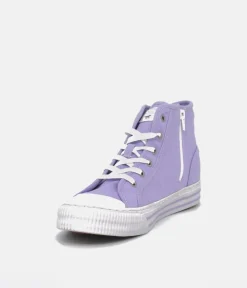 Mustang Pretty Purple Hi-Top Trainers
