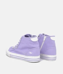 Mustang Pretty Purple Hi-Top Trainers