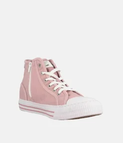 Mustang Pretty Rose Pink Hi-Top Trainers