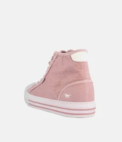 Mustang Pretty Rose Pink Hi-Top Trainers