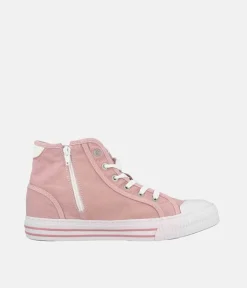 Mustang Pretty Rose Pink Hi-Top Trainers