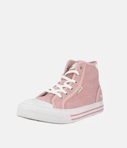 Mustang Pretty Rose Pink Hi-Top Trainers