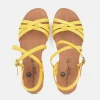 Mustang Pretty Yellow Strappy Sandals