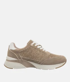 Mustang Sporty Beige Combi Fashion Sneakers