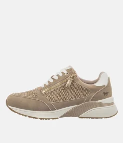Mustang Sporty Beige Combi Fashion Sneakers