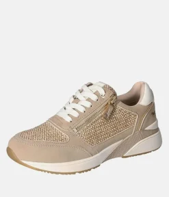 Mustang Sporty Beige Combi Fashion Sneakers