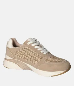 Mustang Sporty Beige Combi Fashion Sneakers