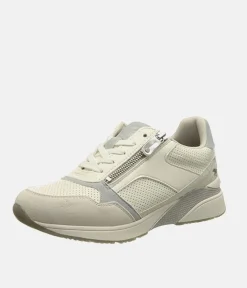 Mustang Sporty Ice White/Blue Fashion Sneakers