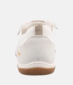 Mustang Sporty White Stretch Trainer