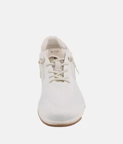 Mustang Sporty White Stretch Trainer