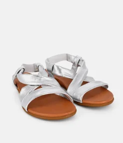 Mustang Stunning Silver Strappy Sandals