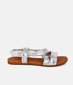 Mustang Stunning Silver Strappy Sandals