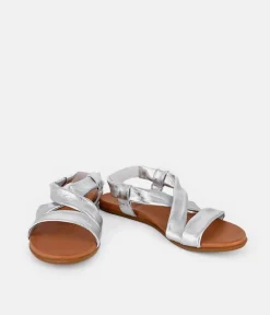 Mustang Stunning Silver Strappy Sandals