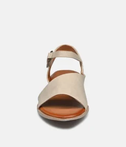 Mustang Stylish Beige Leather Sandals