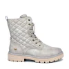 Mustang Stylish Beige Quilted Ankle Boots