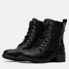 Mustang Stylish Black Ankle Boots