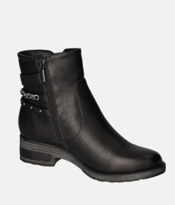 Mustang Stylish Black Ankle Boots