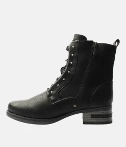 Mustang Stylish Black Ankle Boots