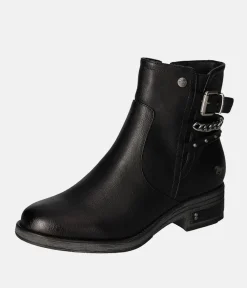Mustang Stylish Black Ankle Boots