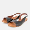 Mustang Stylish Black Slingback Sandals