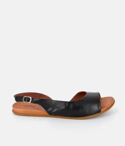 Mustang Stylish Black Slingback Sandals