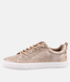 Mustang Stylish Champagne Gold Slip On Sneaker