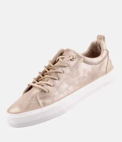 Mustang Stylish Champagne Gold Slip On Sneaker