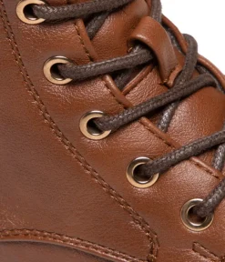 Mustang Stylish Cognac Ankle Boots