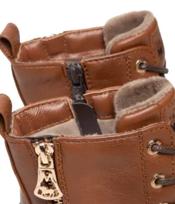 Mustang Stylish Cognac Ankle Boots