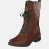 Mustang Stylish Cognac Midi Boots