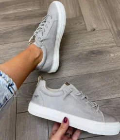 Mustang Stylish Grey Slip On Sneaker