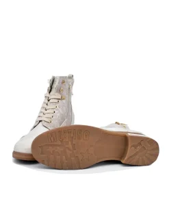 Mustang Stylish Ice White Ankle Boots