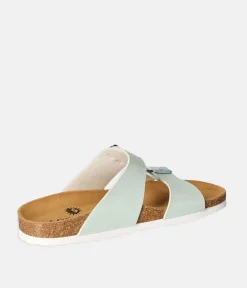 Mustang Stylish Mint Green Twin Strap Sandal
