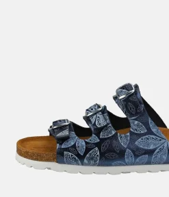 Mustang Stylish Navy Floral Sandals