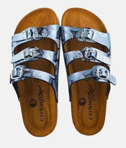 Mustang Stylish Navy Floral Sandals