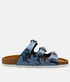 Mustang Stylish Navy Floral Sandals