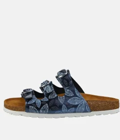 Mustang Stylish Navy Floral Sandals